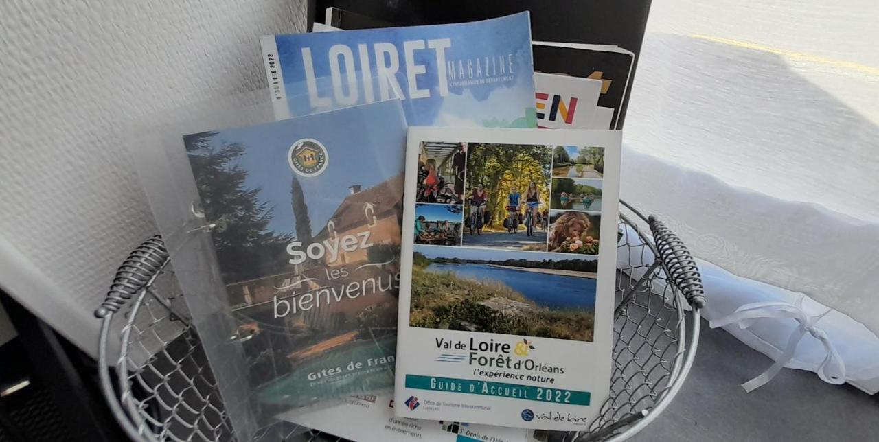 Studio Le Ligerien Saint-Denis-de lʼHôtel Eksteriør billede